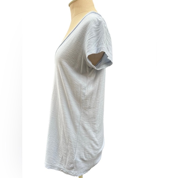 James Perse Short Sleeve Scoop Neck Light Blue Tee Size 2 - Picture 4 of 7